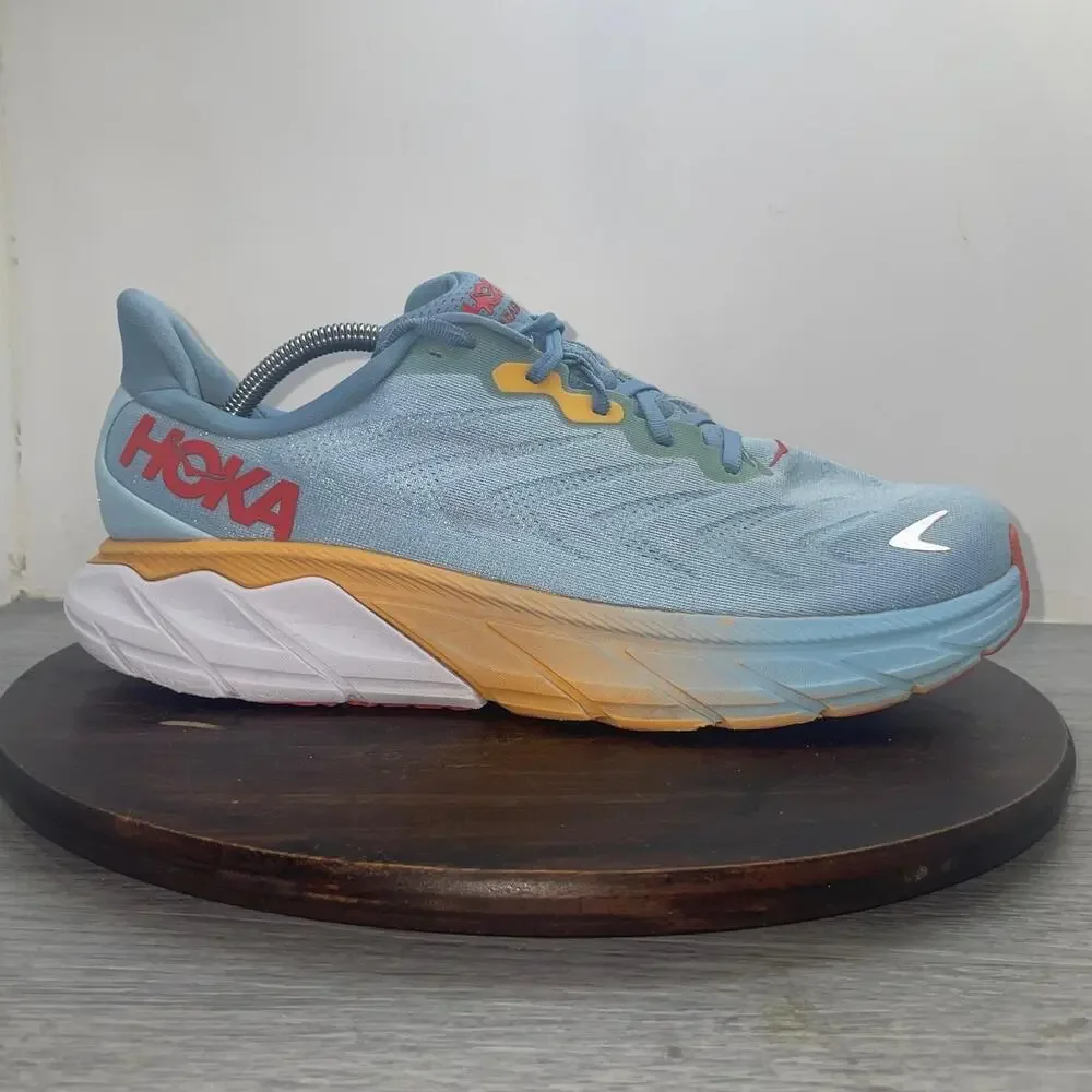 Hoka Arahi 6 Men’s Size 11 2E Wide Running Shoes Scuba Blue Yellow 1123196 SSMS